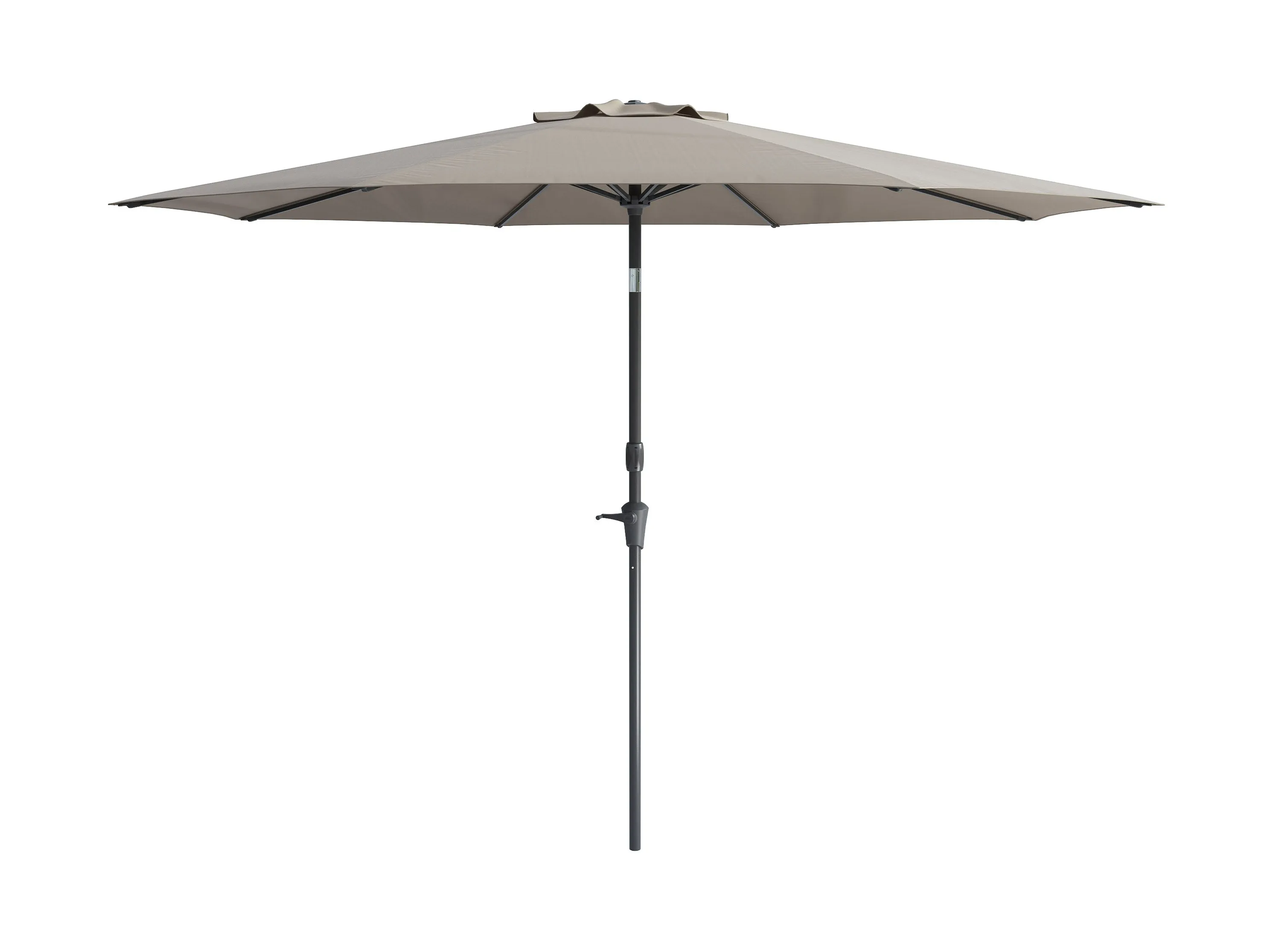 10ft Wind Resistant Sandy Grey Patio Umbrella