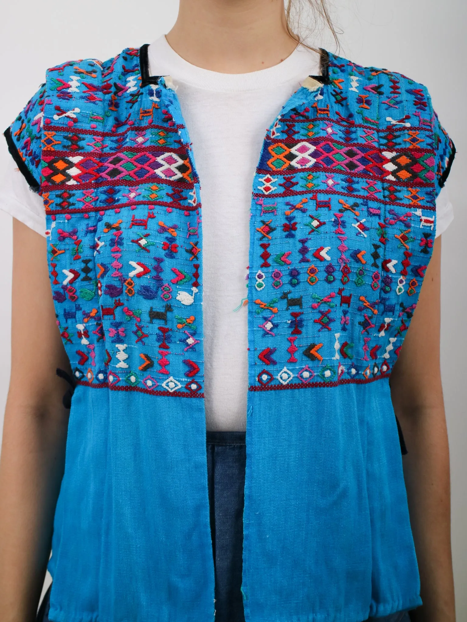 1970s Hand Embroidered Vest