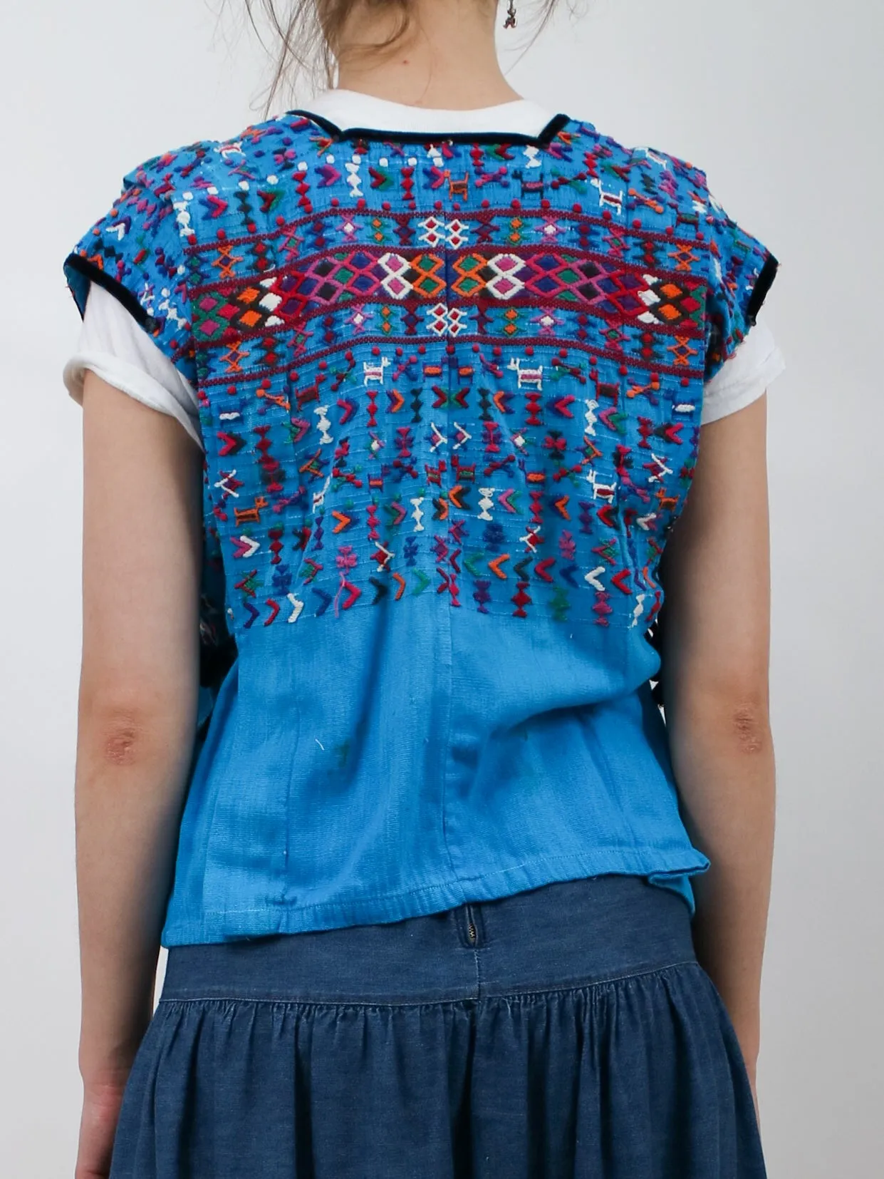 1970s Hand Embroidered Vest