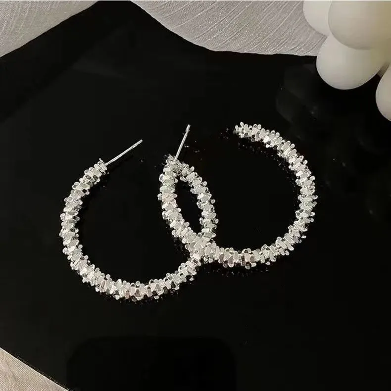 2023 New Fashion Trend Unique Design Elegant Delicate Geometric Round Earrings For Women Jewelry Wedding Party Premium Gifts