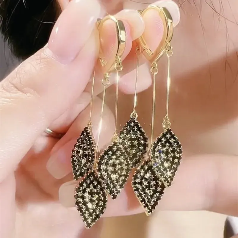 2023 New Fashion Trend Unique Design Elegant Delicate Geometric Round Earrings For Women Jewelry Wedding Party Premium Gifts