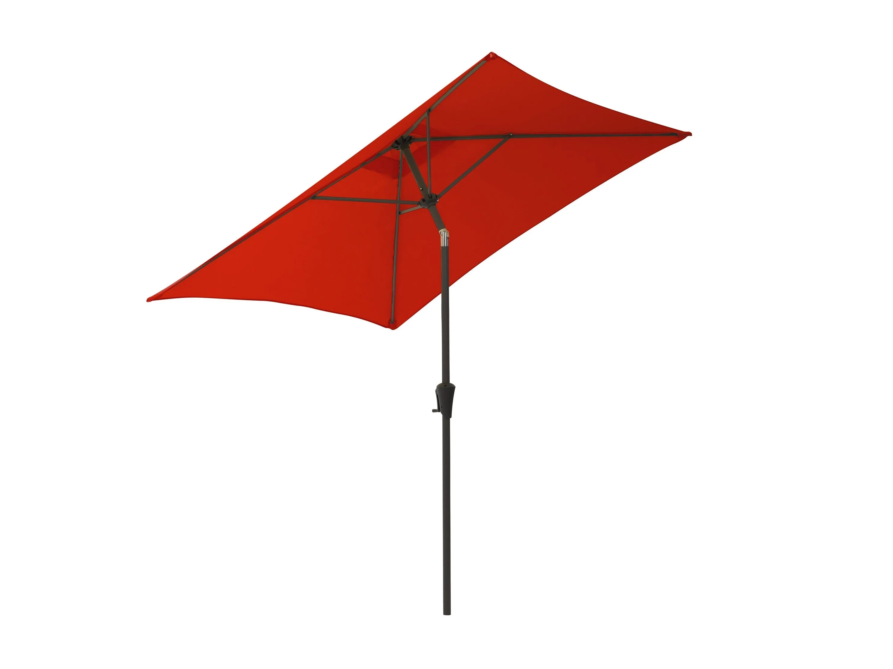 9ft Square Crimson Red Patio Umbrella