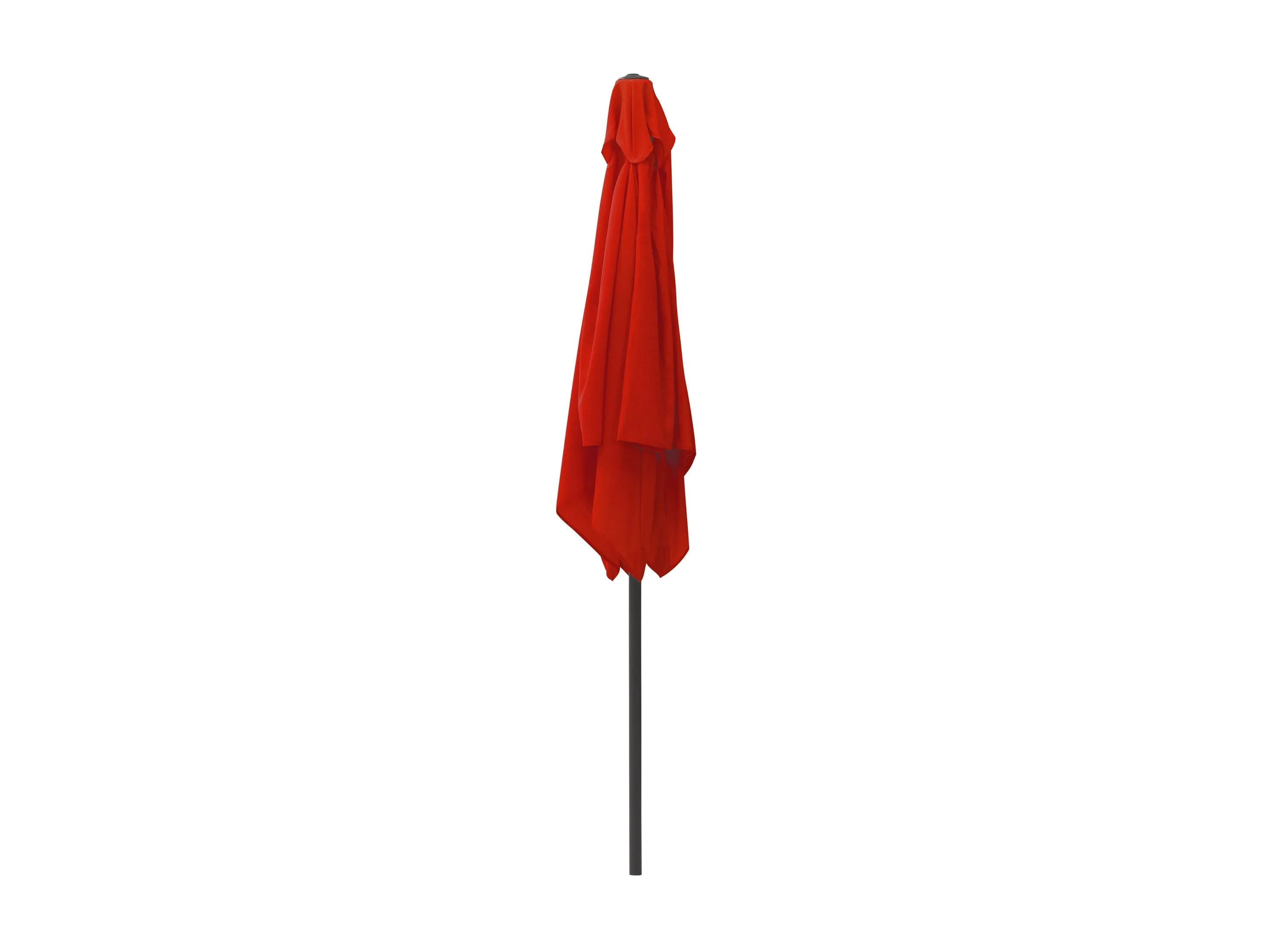 9ft Square Crimson Red Patio Umbrella