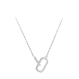 A&A Infinity Lock 925 Sterling Silver Necklace