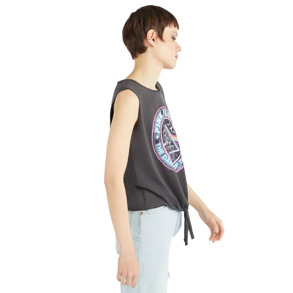 Amplified Womens/Ladies Pink Floyd Sleeveless T-Shirt