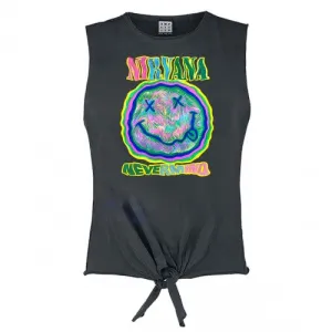 Amplified Womens/Ladies Scribble Nirvana Sleeveless Tank Top