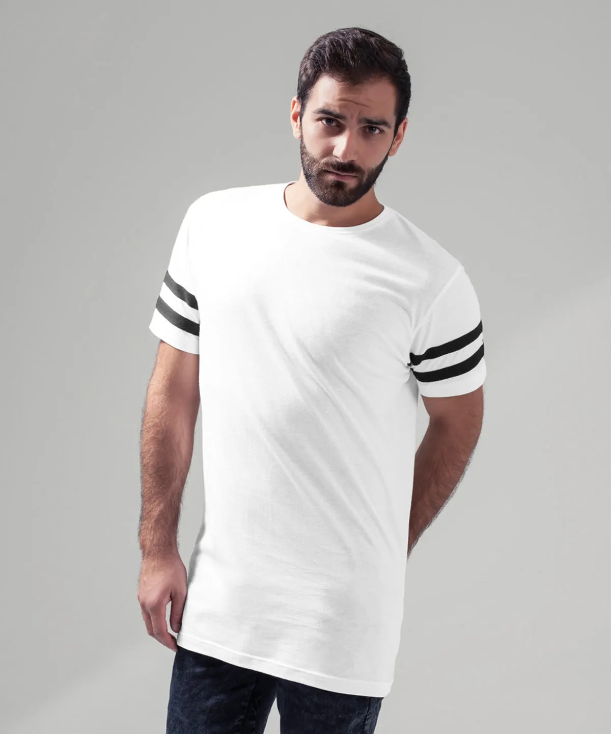 Black/White - Stripe Jersey tee