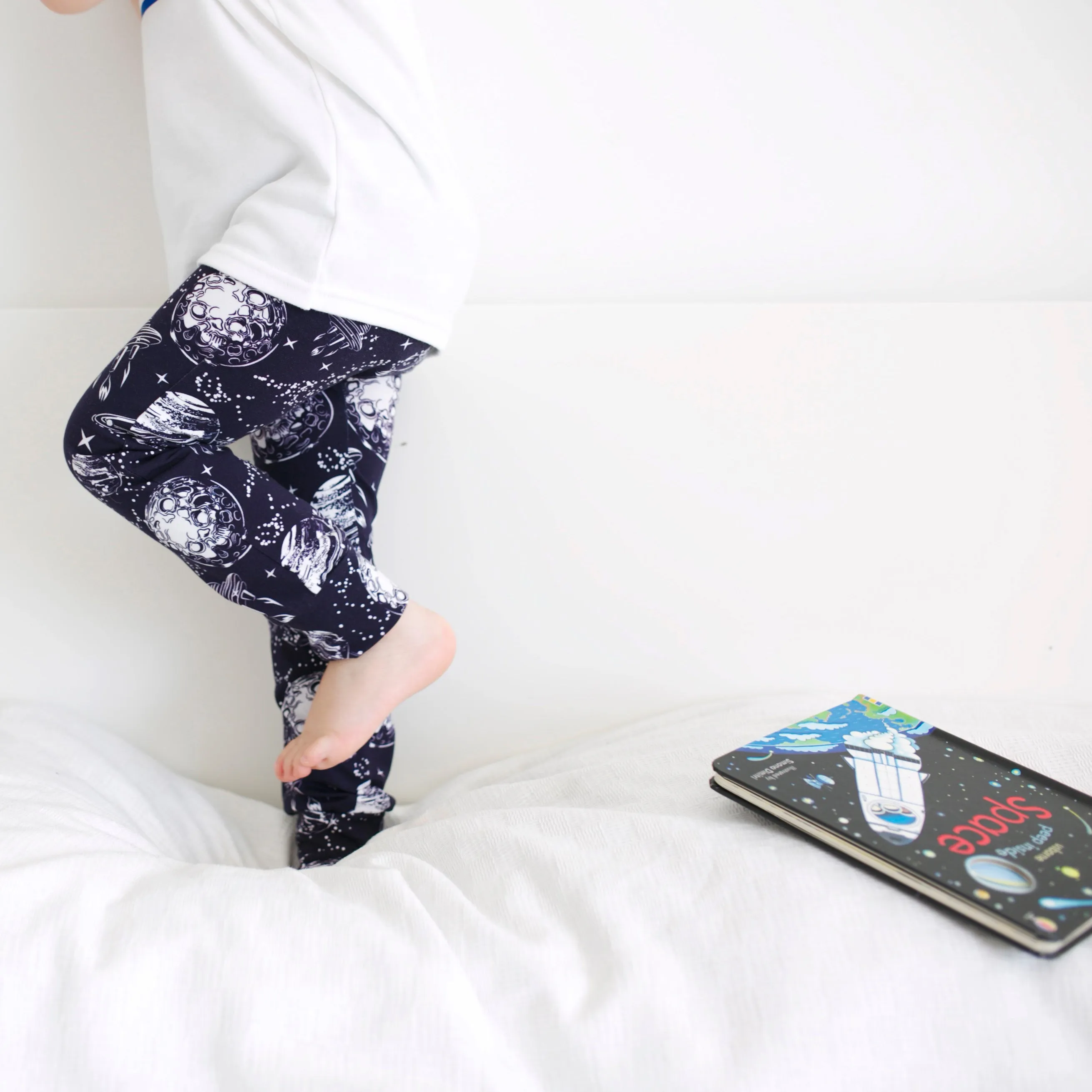 Blue Space Leggings