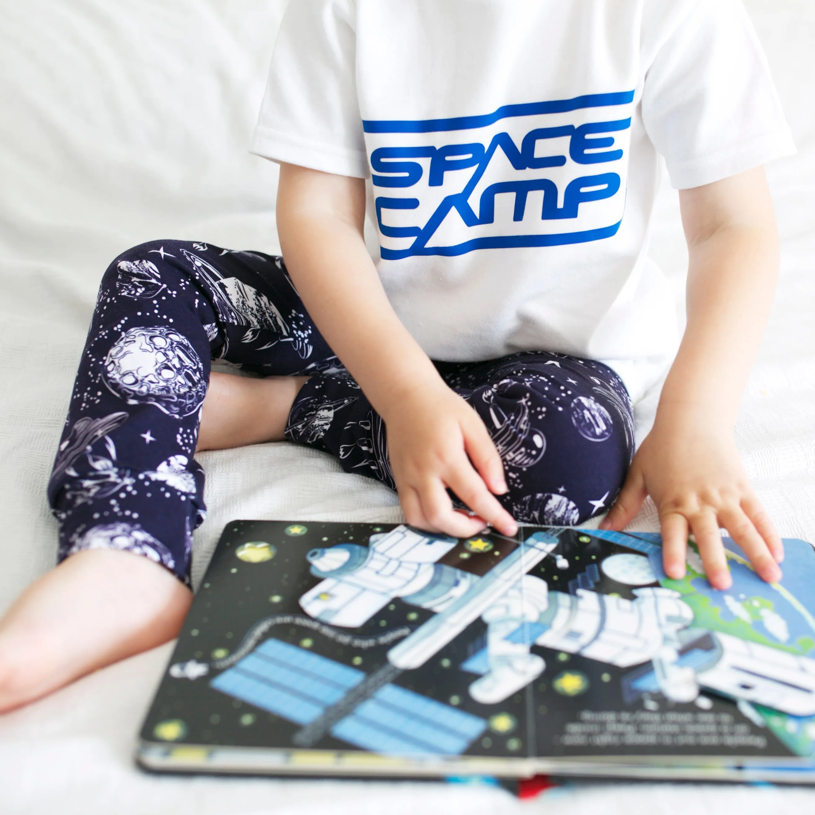 Blue Space Leggings