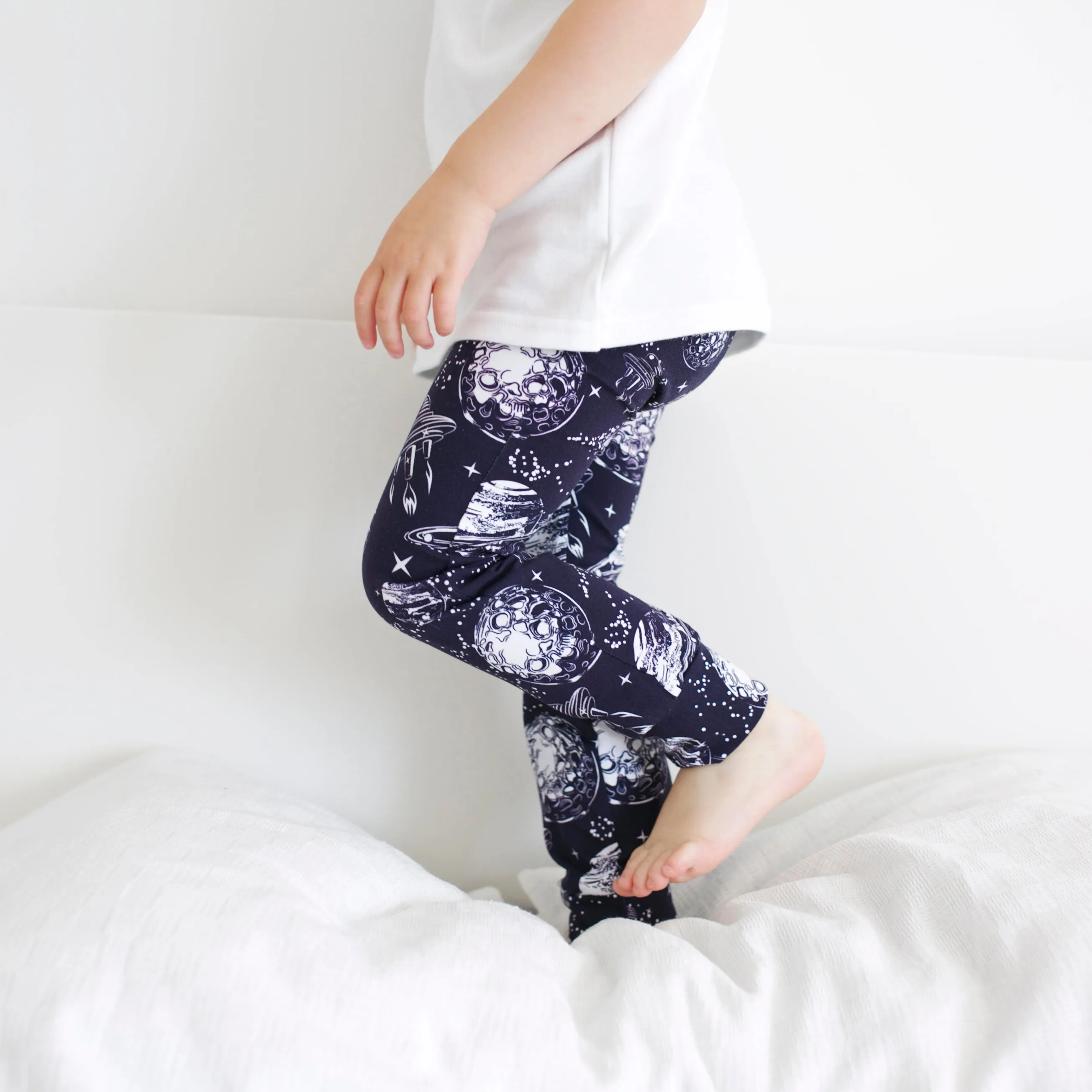 Blue Space Leggings