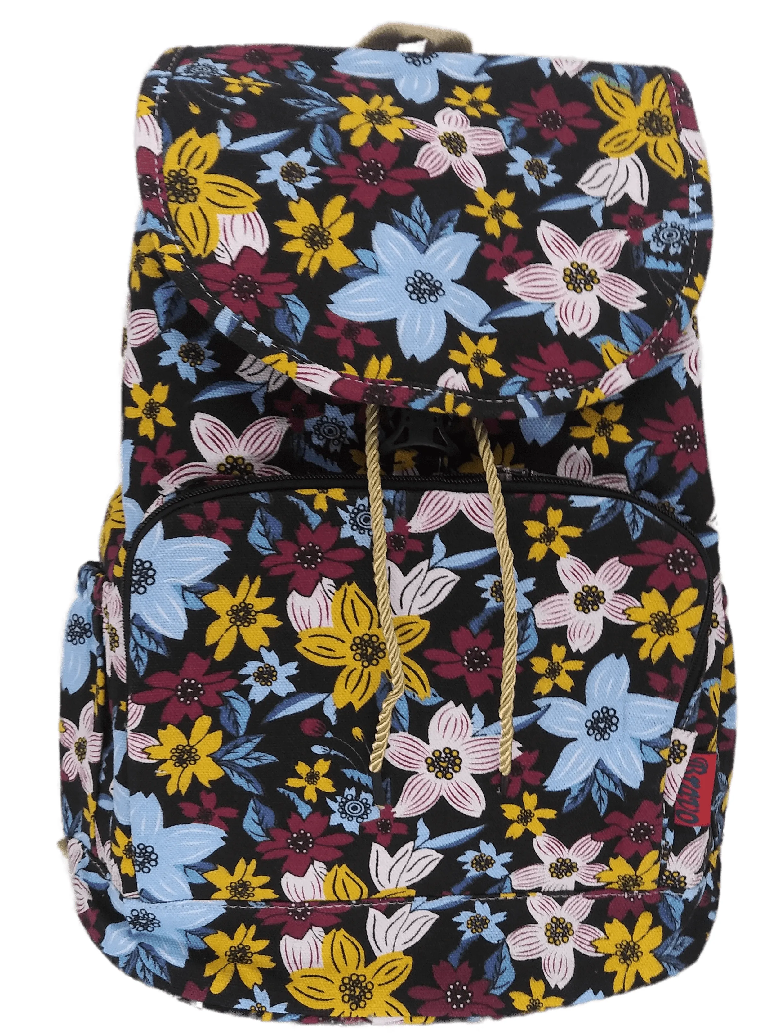 Bravo! Backpack Rucksack Drawstring (Lily, Black 2)