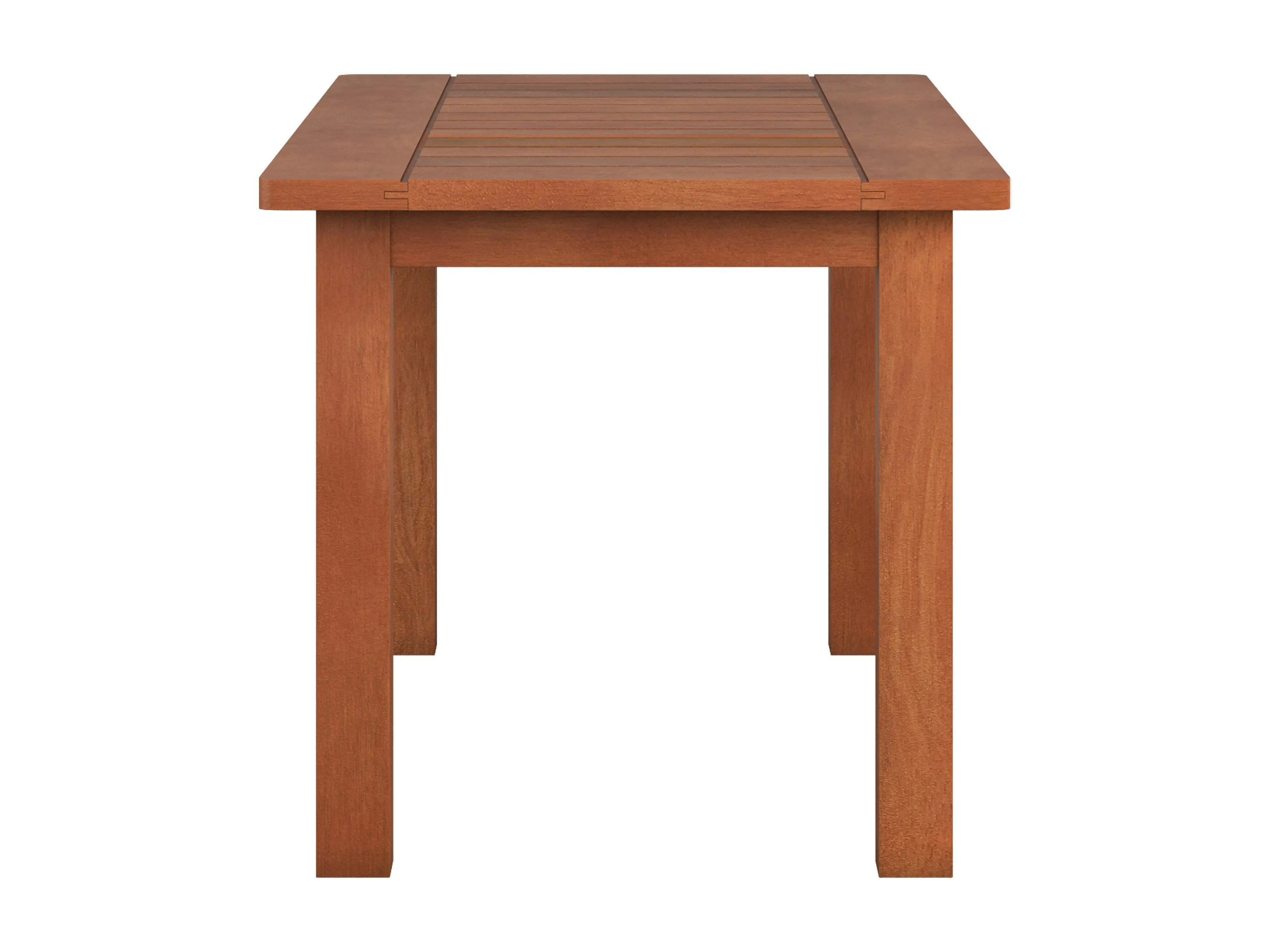 Brown Hardwood Outdoor Coffee Table