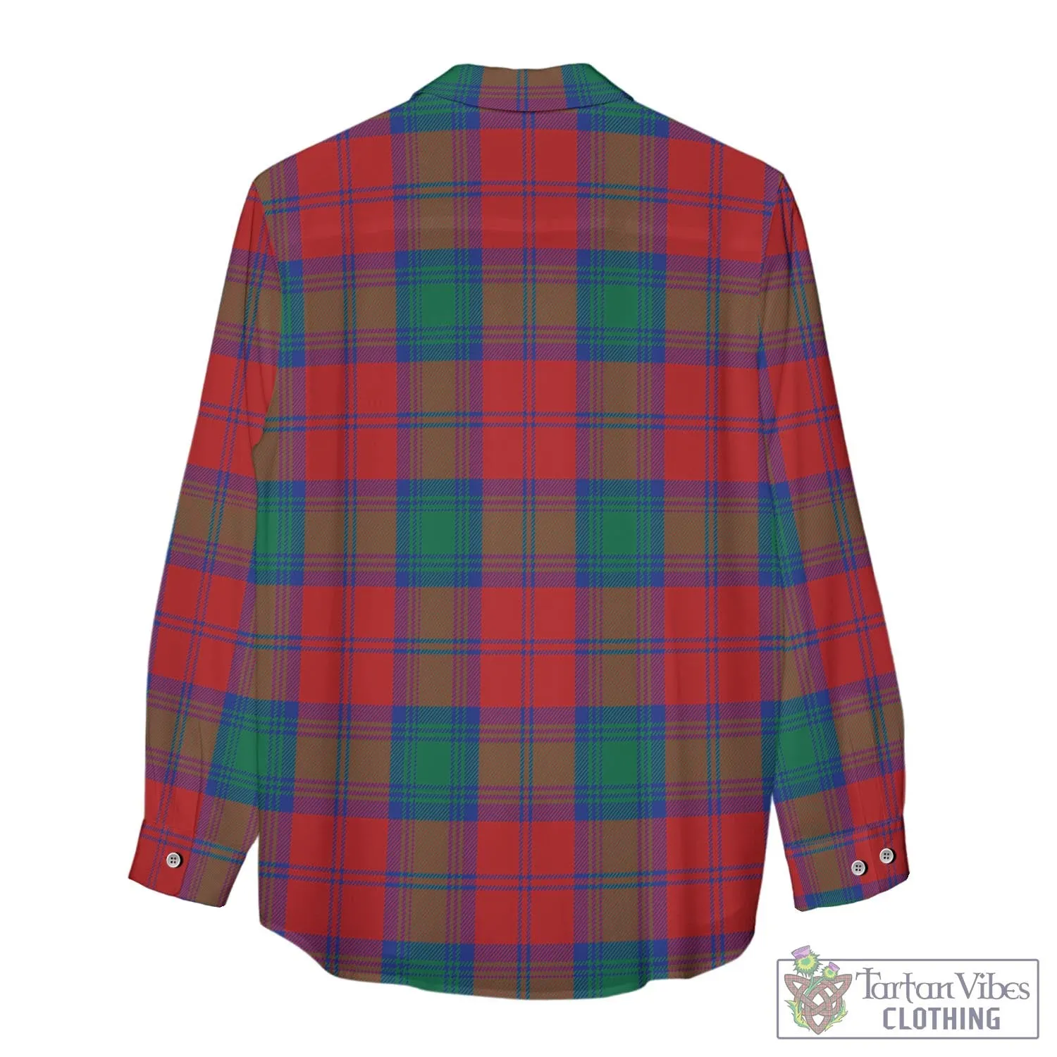 Byres (Byses) Tartan Women's Casual Shirt with Family Crest