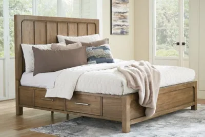 Cabalynn California King Panel Bed with Storage