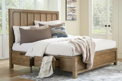 Cabalynn California King Panel Bed with Storage