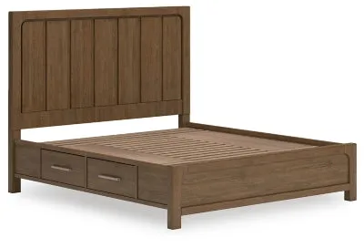 Cabalynn California King Panel Bed with Storage