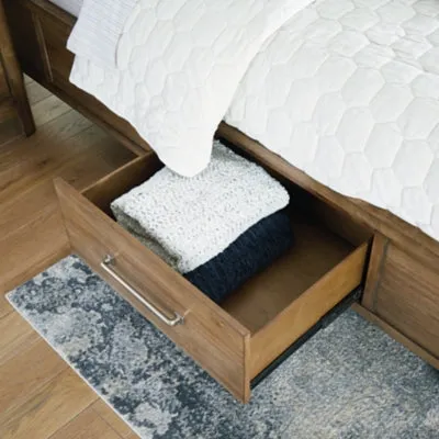 Cabalynn California King Panel Bed with Storage