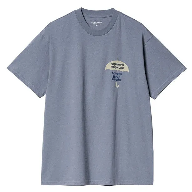 Carhartt WIP Mens S/S Covers T Shirt Bay Blue