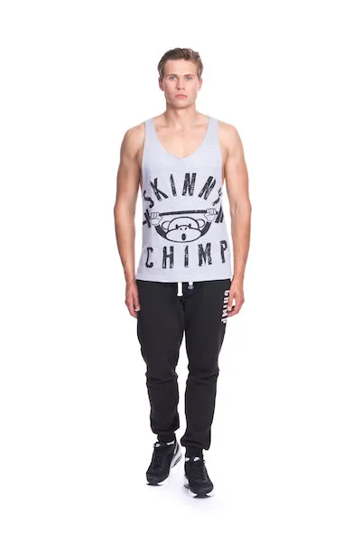 Classic Raw Cut Unisex Gym Vest - Grey