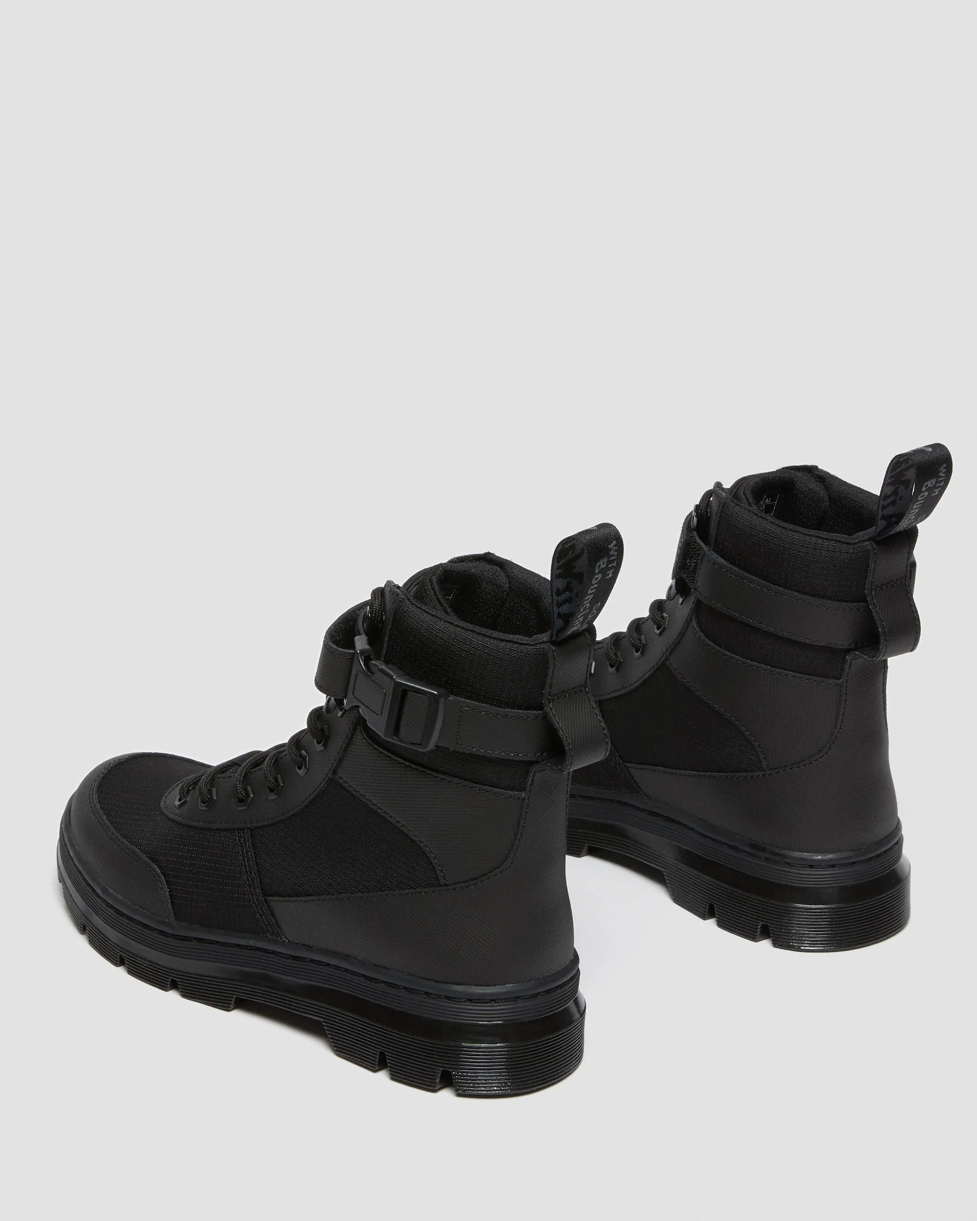 Dr. Combs casual boot in technical polyester. Martens