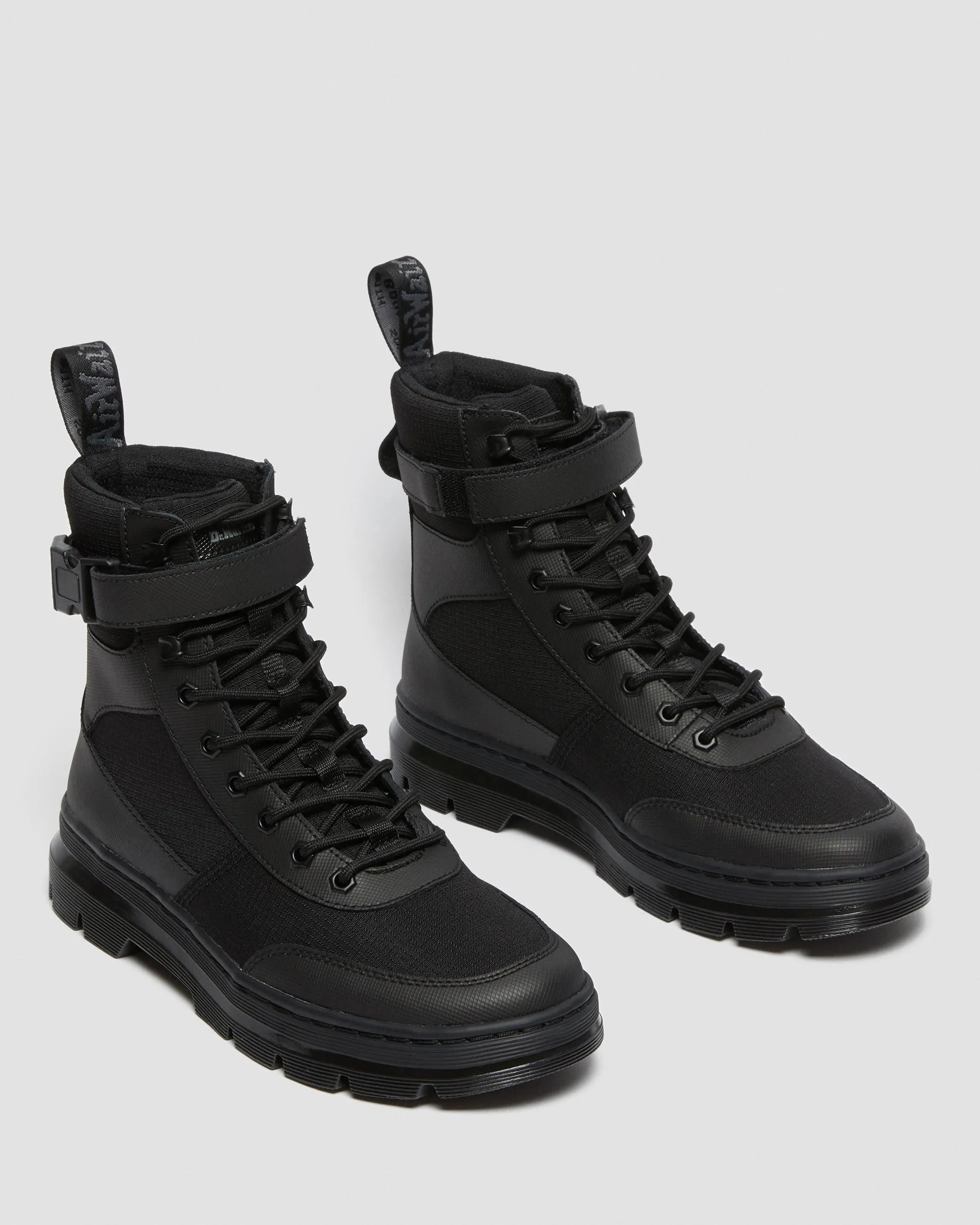 Dr. Combs casual boot in technical polyester. Martens