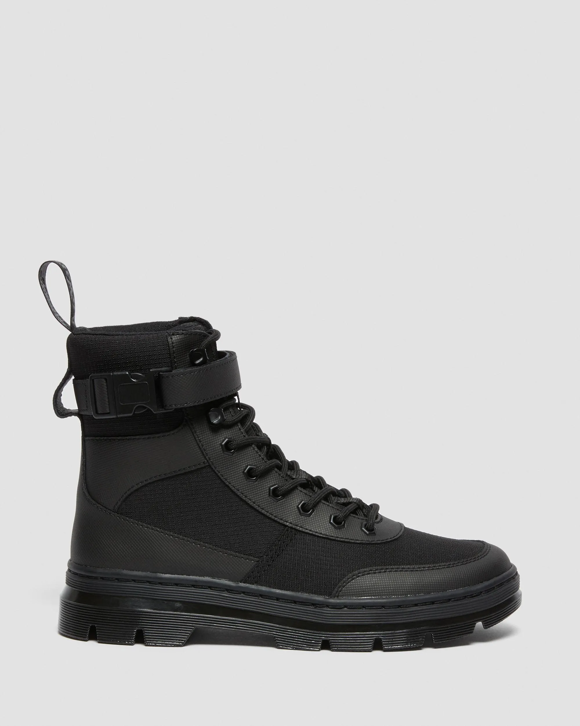 Dr. Combs casual boot in technical polyester. Martens