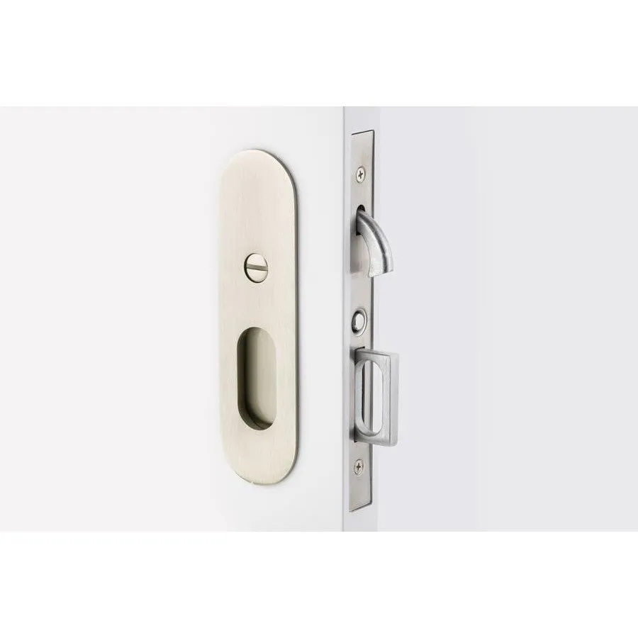 Emtek Sandcast Bronze Rustic Modern Rectangular Mortise Pocket Door (Several Finishes Available)