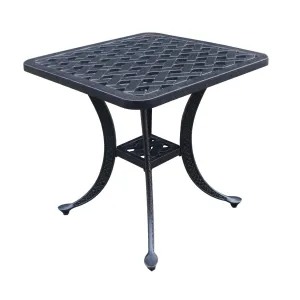 End Table - Dark Lava Bronze