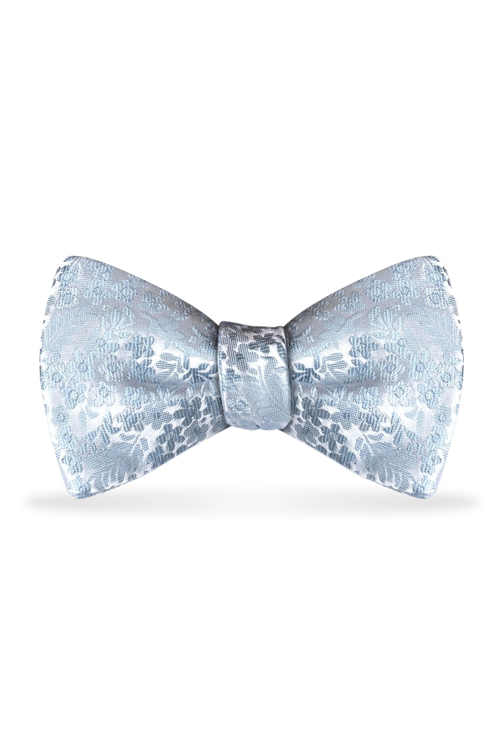 Floral Dusty Blue Bow Tie