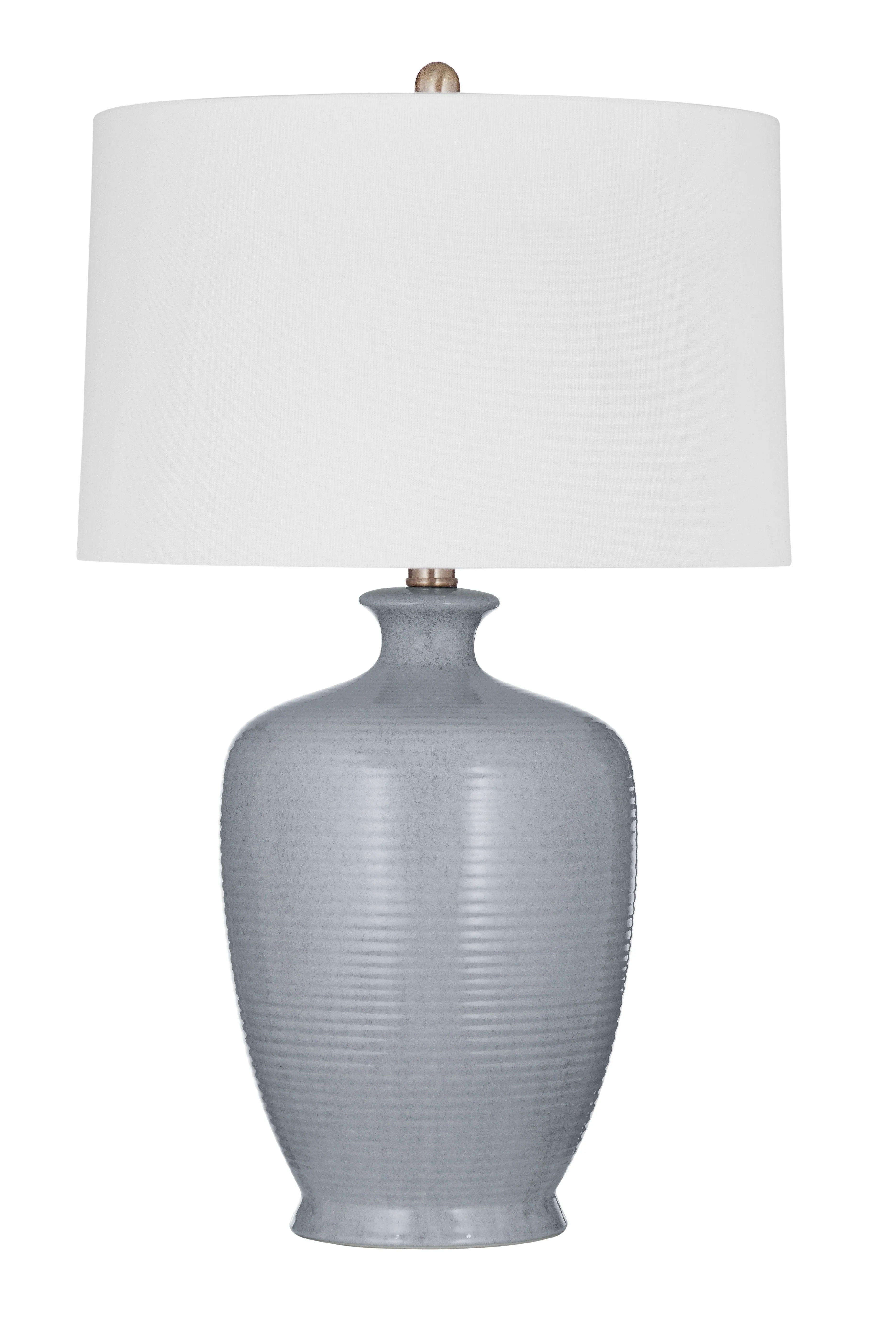 Justice - Table Lamp - Light Gray