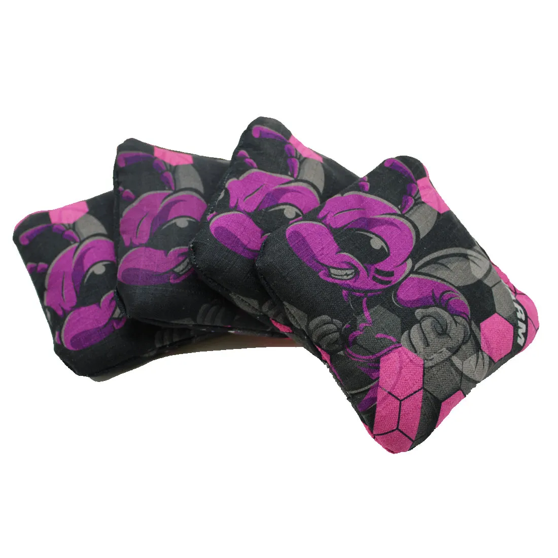 Killer Bees Swarm PINK Gen III Series Pro Style cornhole Bags