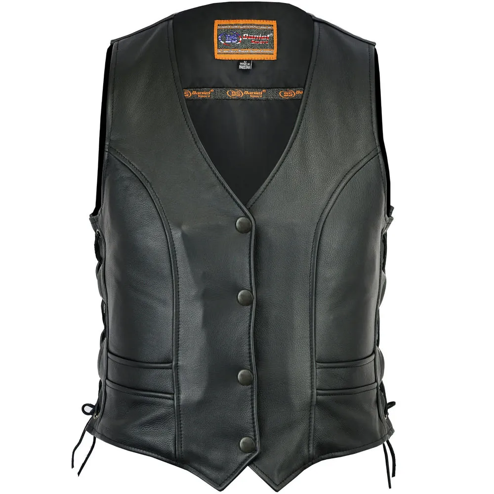 Leather Women's Premier Soft Stylish Full Cut Vest