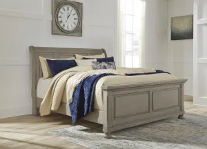 Lettner Light Gray Queen Sleigh Bed