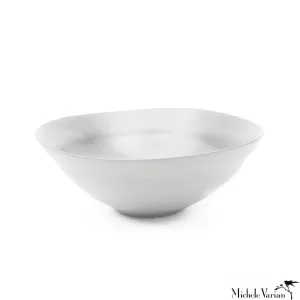 Matte Porcelain Fruit Bowls White Set of 4