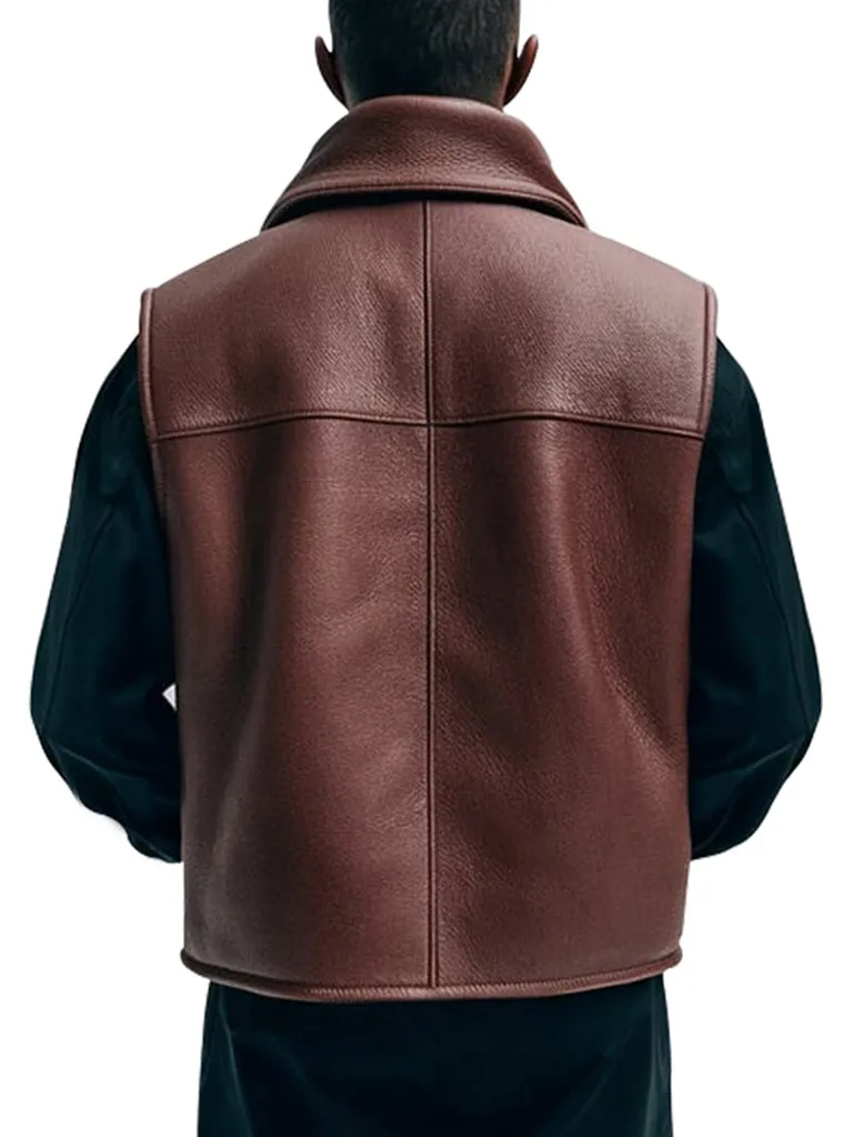 Men's Vintage Style High-Quality Leather Vest