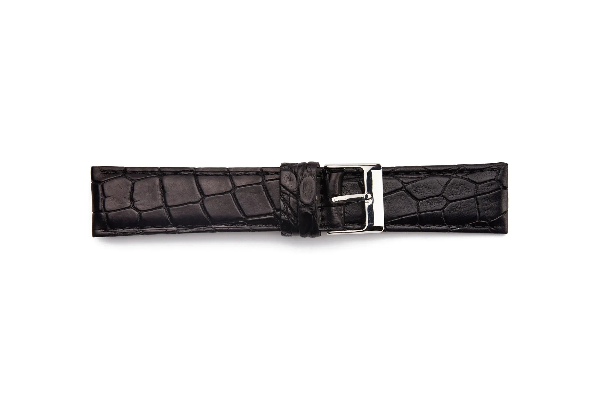 ML-900L Genuine, Long Matte Crocodile Watch Strap