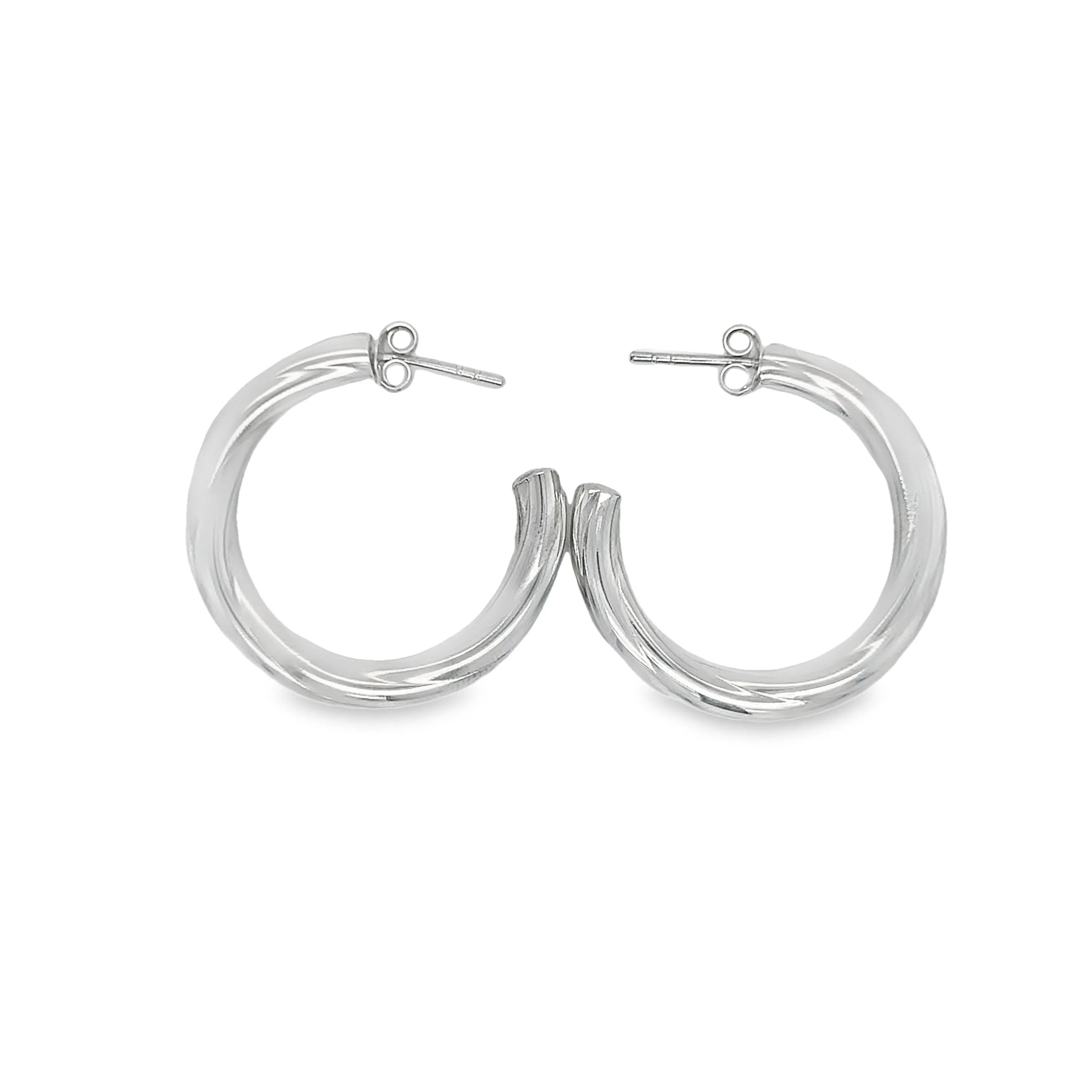 P529 Round design Hoop Earrings