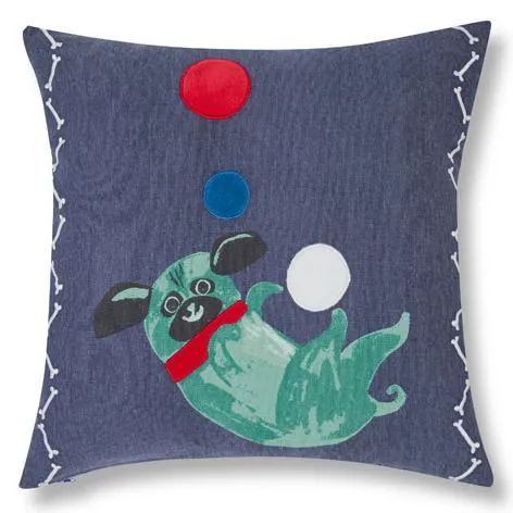 Pets Party Blue Cushion