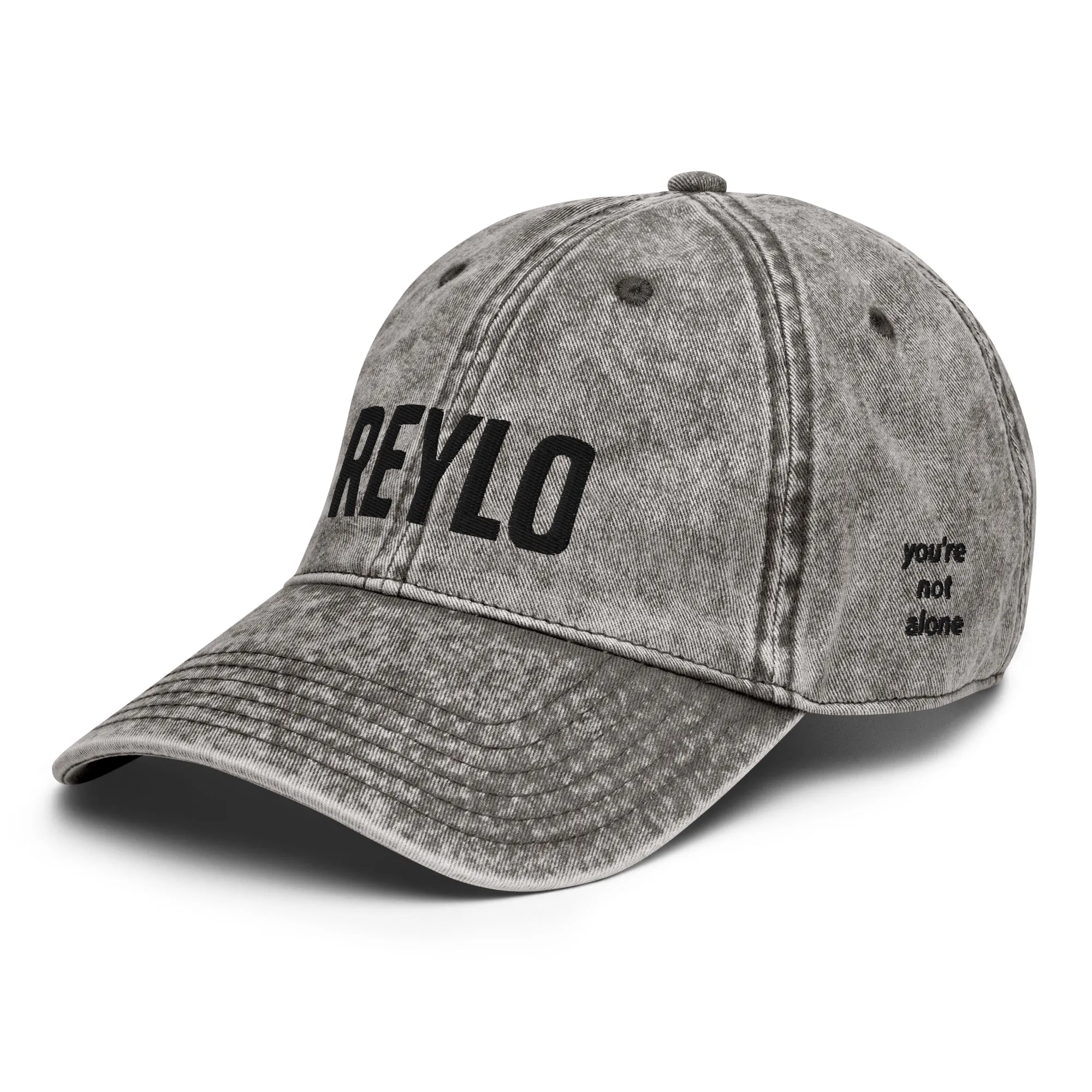 Reylo Vintage Hat with You're Not Alone Side