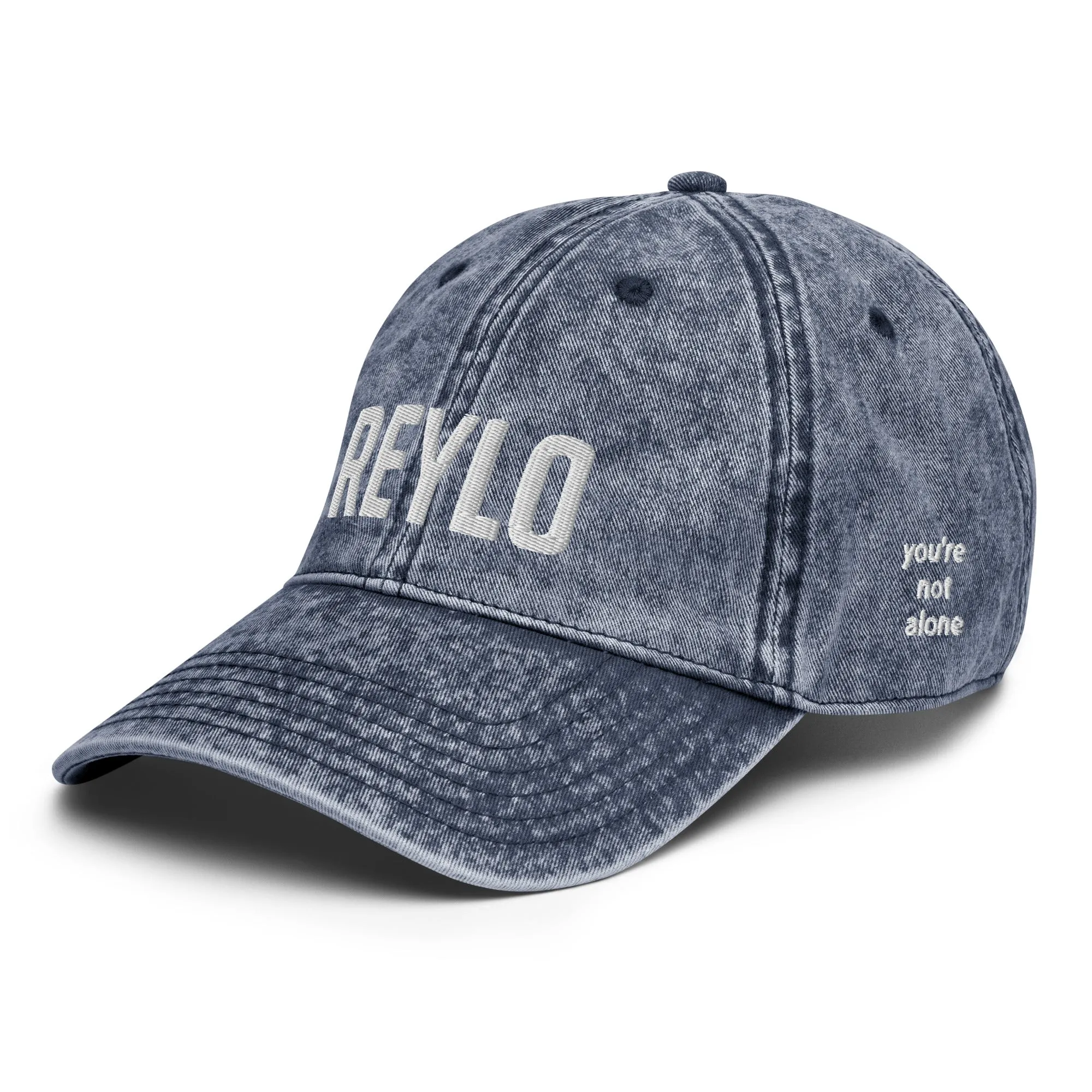 Reylo Vintage Hat with You're Not Alone Side