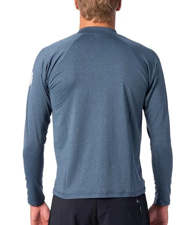 Ripcurl Shockwave Relaxed Fit Long Sleeve UV Tee (2020) - Navy