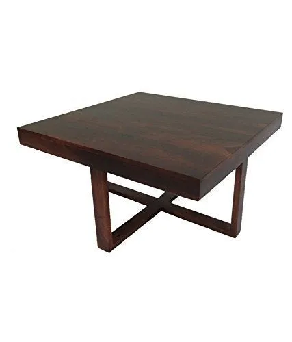 s k modern art Pure Teak Wood Coffee Table Four Stool