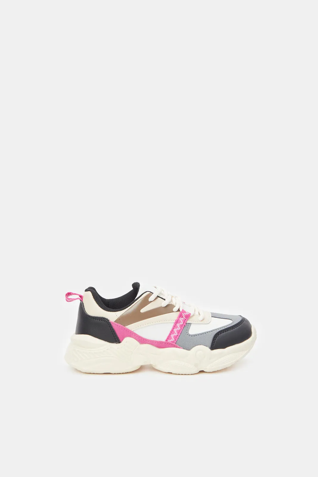 Senior Girls Multicolour Chunky Trainer