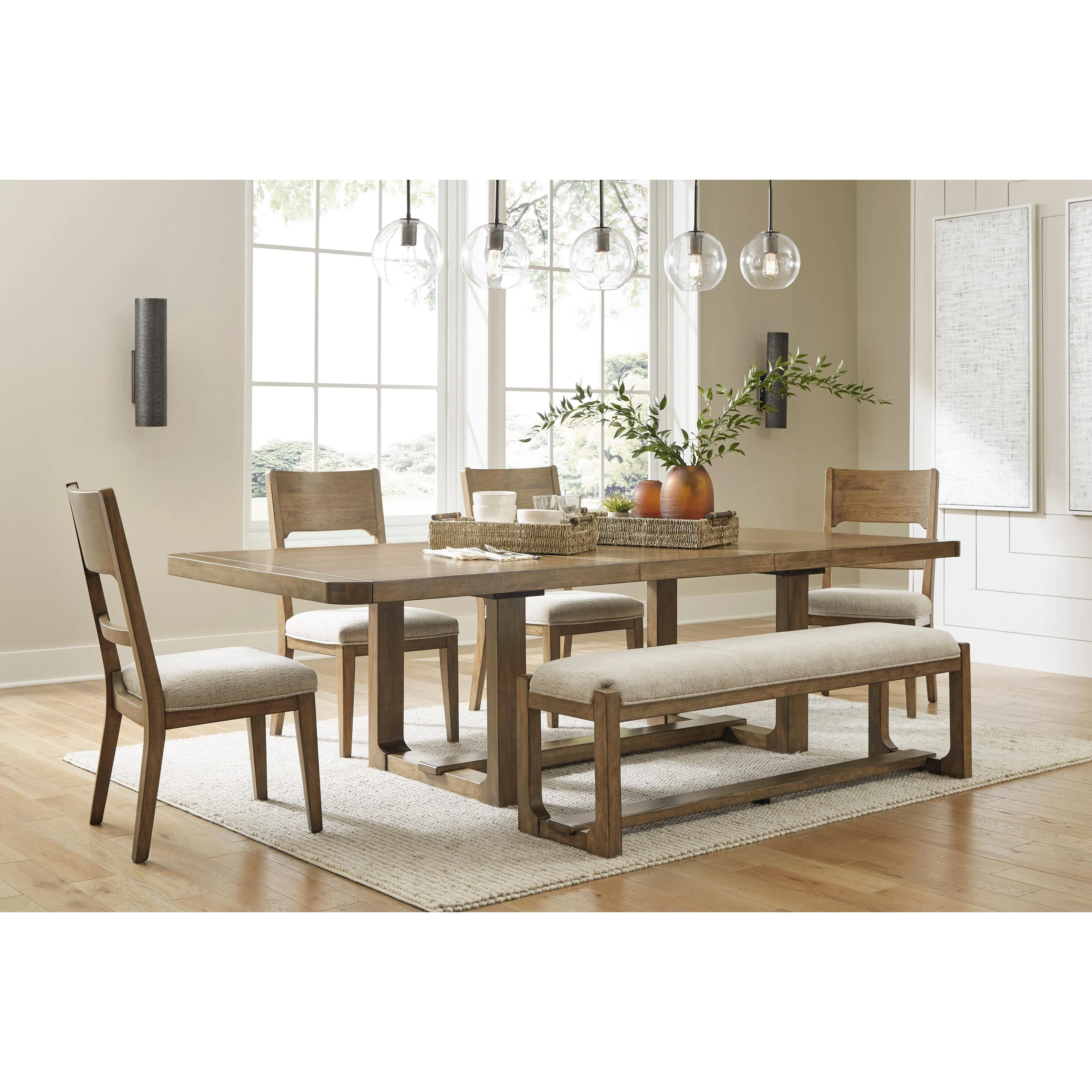 Signature Design by Ashley Cabalynn D974D2  6 pc Dining Set