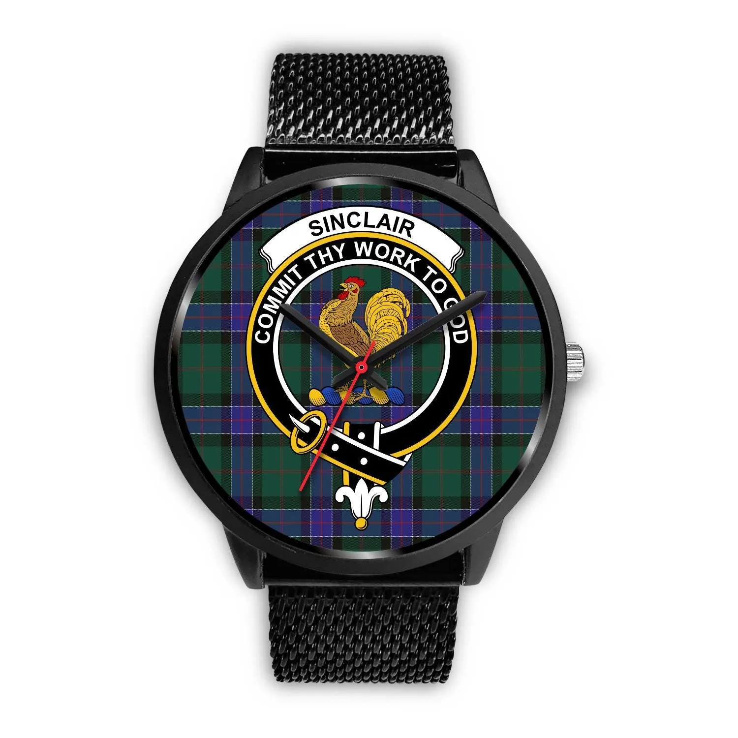 Sinclair Hunting Modern Clan Badge Tartan Black Watch