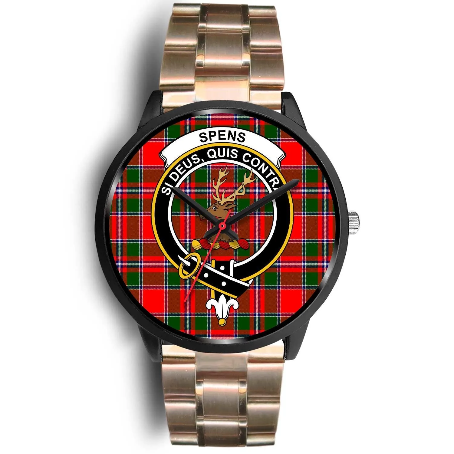 Spens Modern Clan Badge Tartan Black Watch