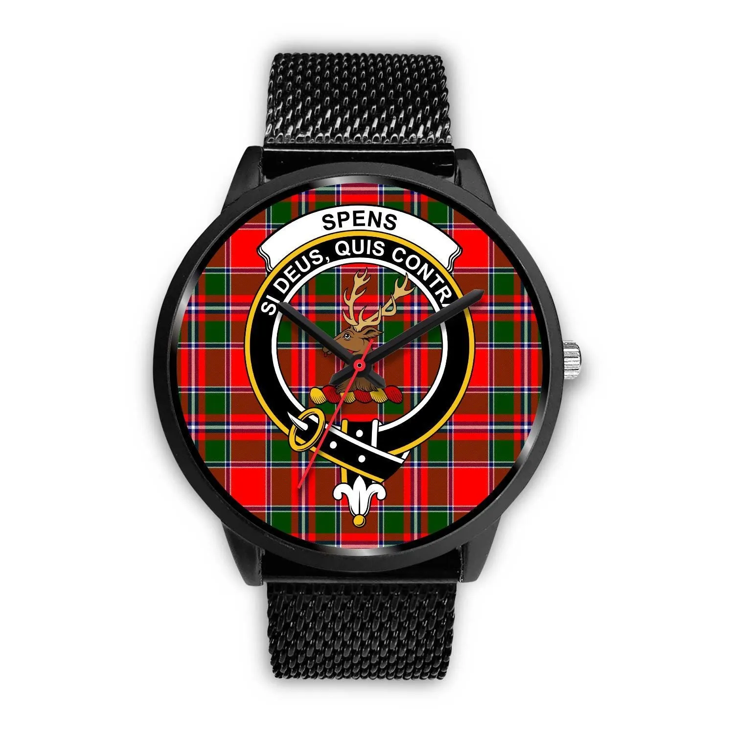 Spens Modern Clan Badge Tartan Black Watch