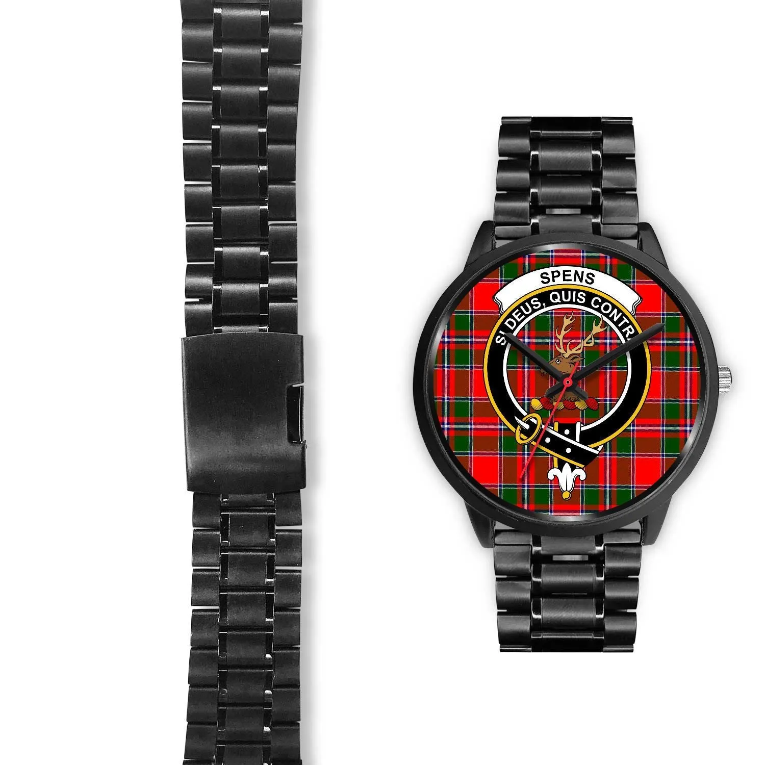 Spens Modern Clan Badge Tartan Black Watch