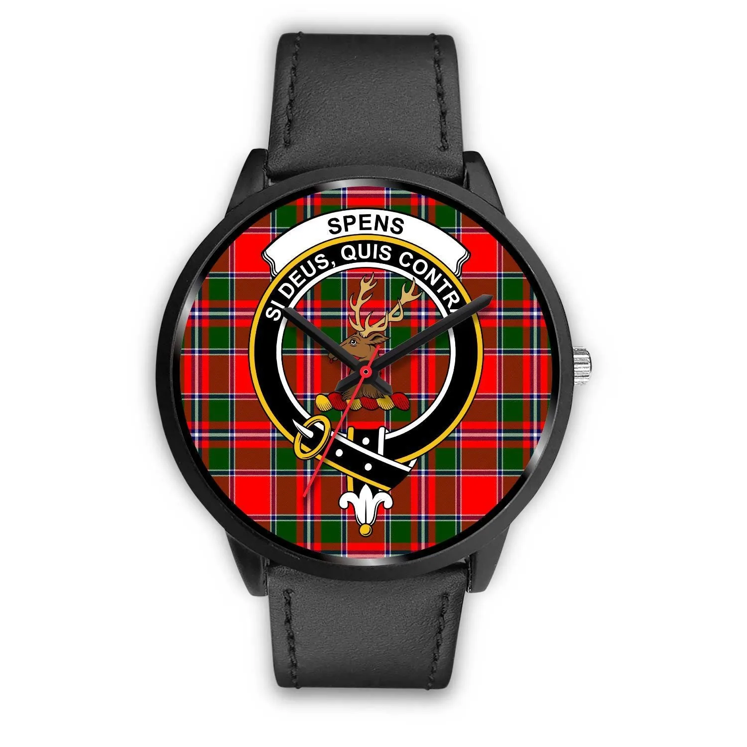 Spens Modern Clan Badge Tartan Black Watch