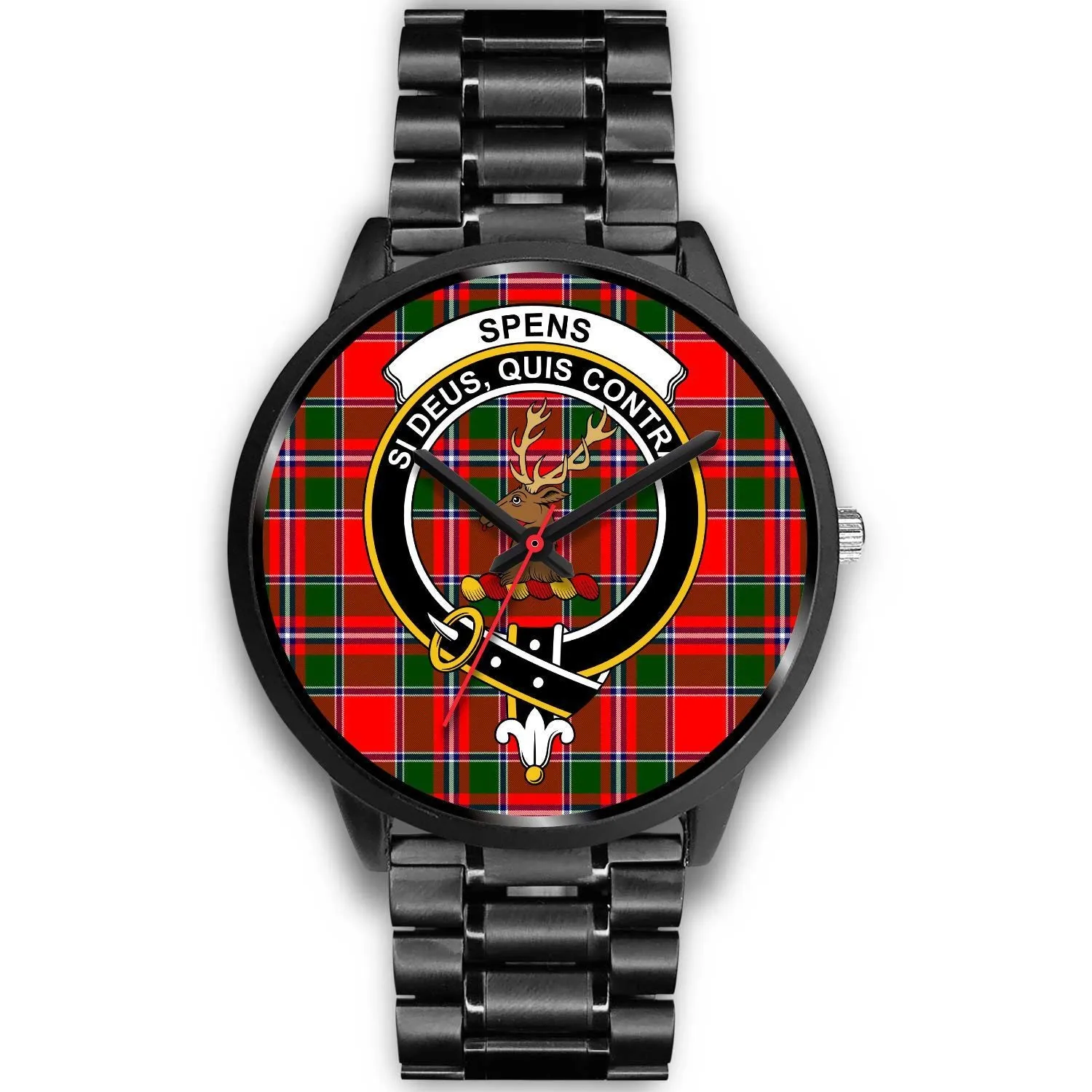 Spens Modern Clan Badge Tartan Black Watch